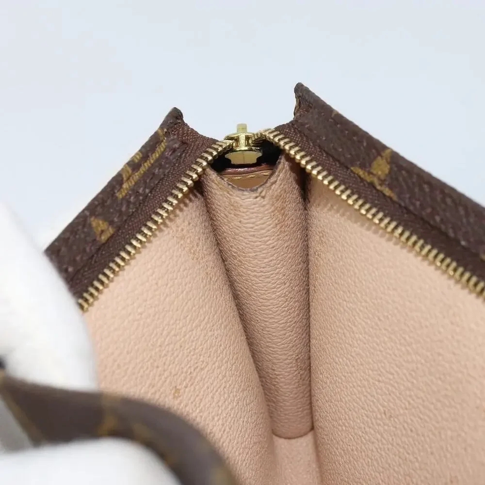 Louis Vuitton Monogram Bucket GM Accessory Pouch Brown